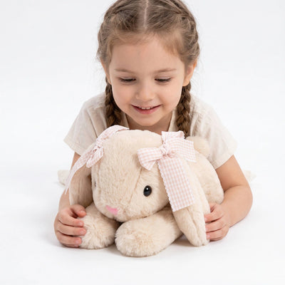 Plush Bunny Toy Ultra-Soft Lop-Eared Machine Washable