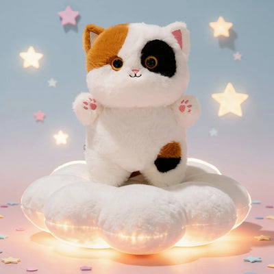 Plush Cat Soft Fluffy Seven Color Designs