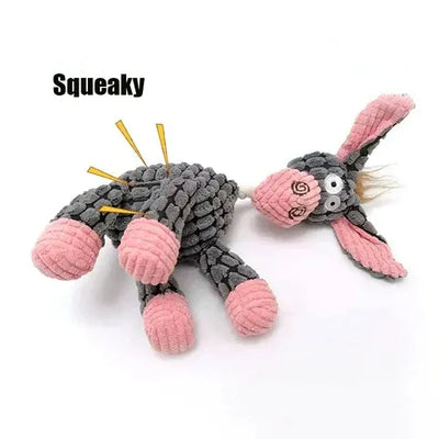 Plush Dog Toy Reinforced Squeaker Machine Washable