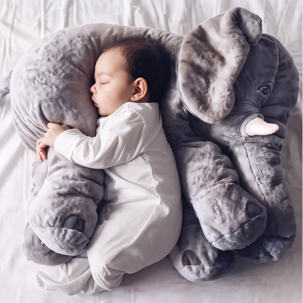 Plush Elephant Pillow Soft Plush & Shape-Retaining PP Filling