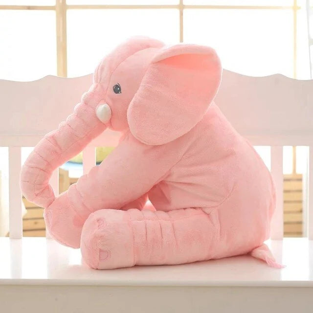 Plush Elephant Pillow Soft Plush & Shape-Retaining PP Filling