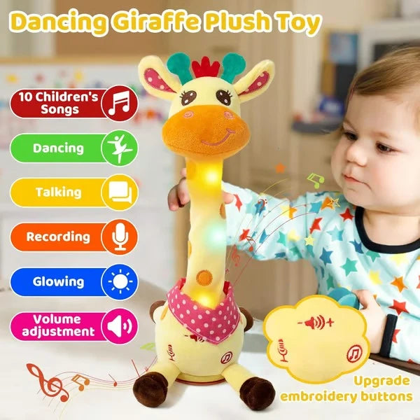 Plush Giraffe Ultra-Soft Musical Voice-Mimic
