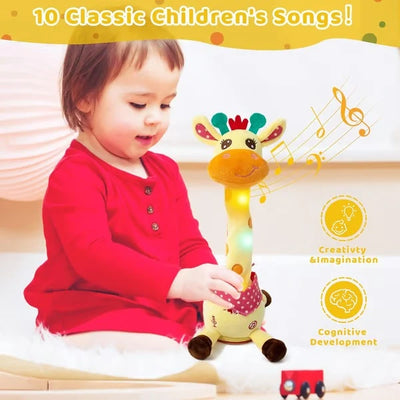Plush Giraffe Ultra-Soft Musical Voice-Mimic