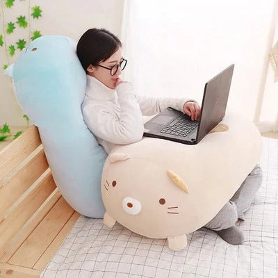 Plush Toy Cotton-Filled Slow-Rebound Neck & Lumbar Support