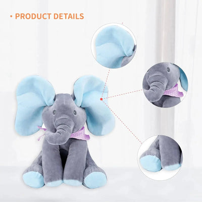 Plush Toy Foot-Activated Peekaboo & Singing