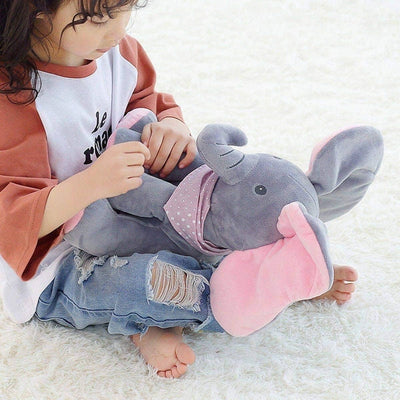 Plush Toy Foot-Activated Peekaboo & Singing