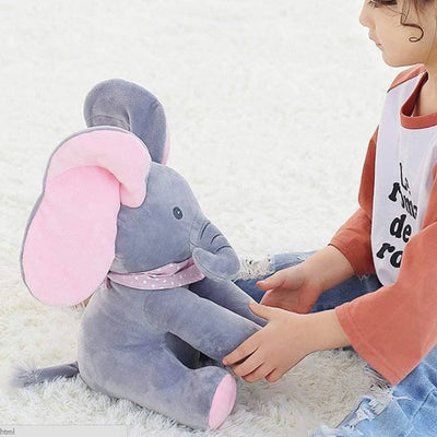 Plush Toy Foot-Activated Peekaboo & Singing