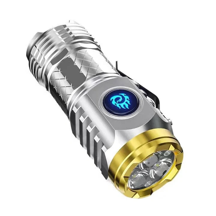 Pocket Flashlight Rechargeable Long Range LED