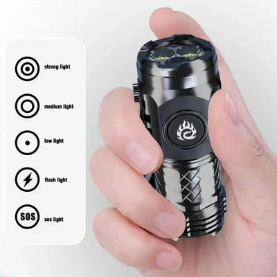 Pocket Flashlight Rechargeable Long Range LED