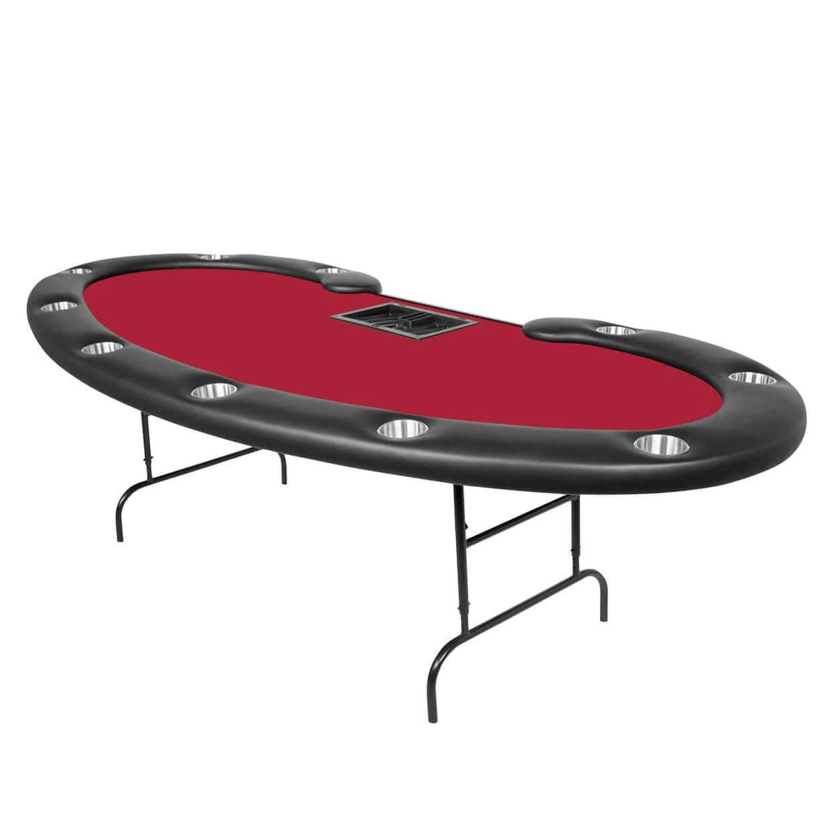 Poker Table Kidney Bean Shape With Dealer Cutout
