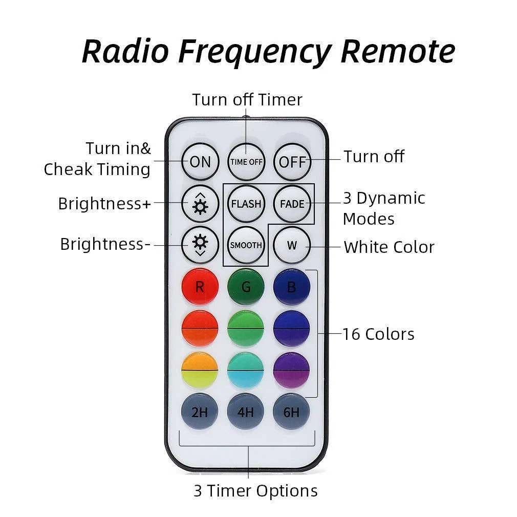 Pool LED Lights Remote Control 16 Colors IP68