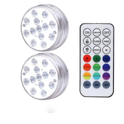 Pool LED Lights Remote Control 16 Colors IP68