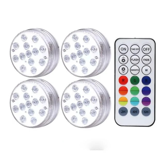 Pool LED Lights Remote Control 16 Colors IP68