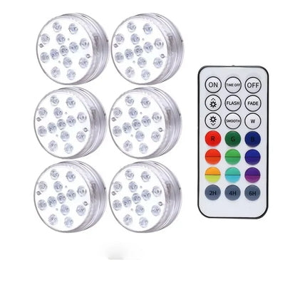 Pool LED Lights Remote Control 16 Colors IP68