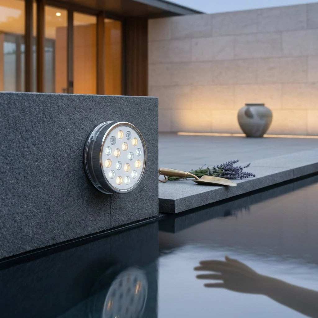 Pool Light Color-Changing LED Remote Control IP68 Submersible