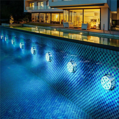 Pool Light Color-Changing LED Remote Control IP68 Submersible