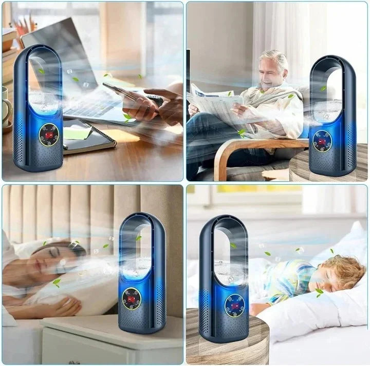 Portable Air Conditioner Blade-Free Quiet Compact Design