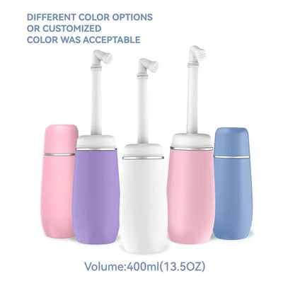 Portable Bidet 400ml Attachable Angled Nozzle