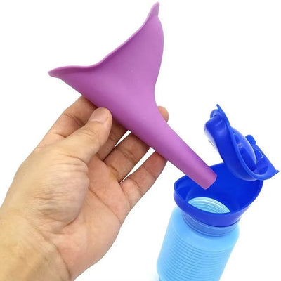 Portable Emergency Toilet Foldable Leakproof Odor-Control Lining