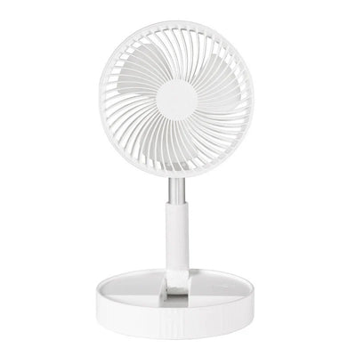 Portable Fan Foldable & Height-Adjustable USB Rechargeable Quiet