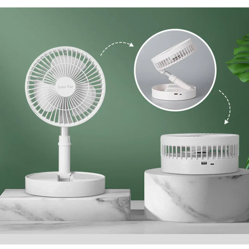 Portable Fan USB Rechargeable Foldable Quiet