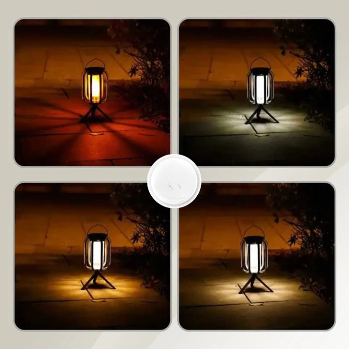 Portable LED Lantern Soft Light Rechargeable Tripod
