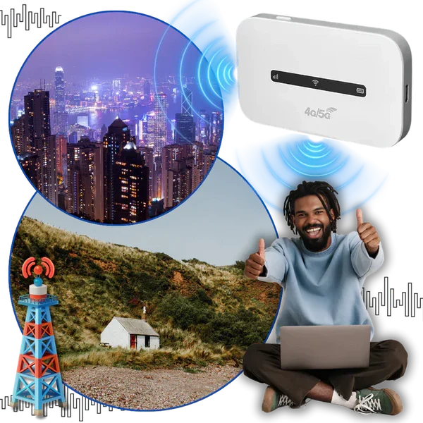 Portable Wi‑Fi Hotspot 4G LTE Up To 10 Devices