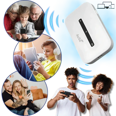 Portable Wi‑Fi Hotspot 4G LTE Up To 10 Devices
