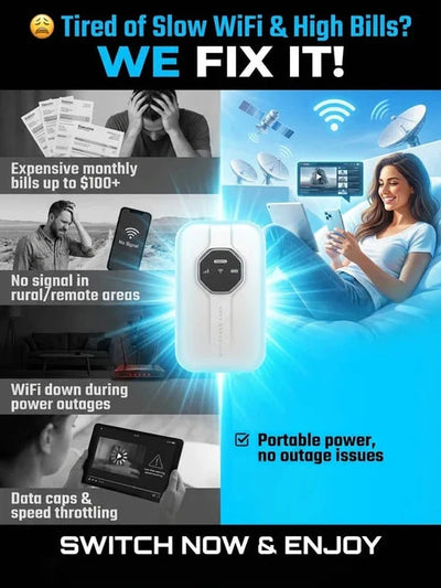 Portable Wi-Fi Hotspot Global Coverage for Travel Internet Access