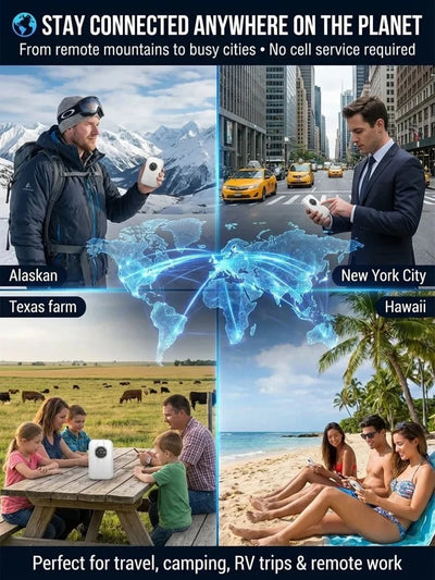 Portable Wi-Fi Hotspot Global Coverage for Travel Internet Access