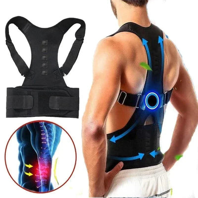 Posture Corrector Adjustable Straps Breathable Fabric
