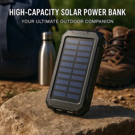 Power Bank Solar Charging High Capacity Dual USB
