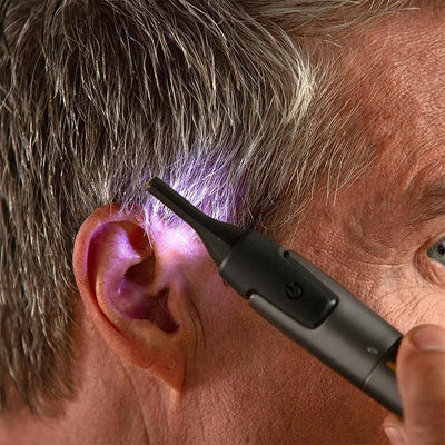 Precision Trimmer Titanium-Coated Blade LED Light Ultra-Lightweight