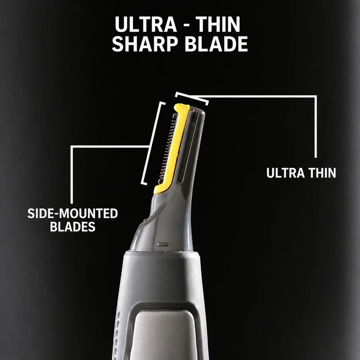 Precision Trimmer Titanium-Coated Blade LED Light Ultra-Lightweight