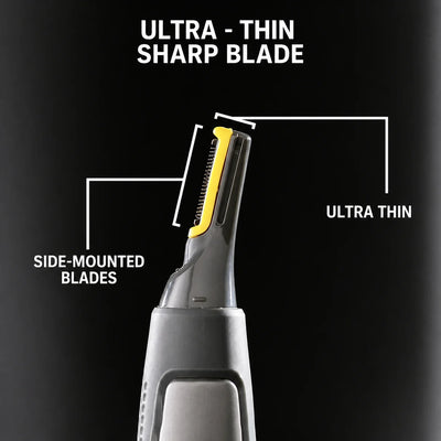Precision Trimmer Titanium-Coated Blade LED Light Ultra-Lightweight
