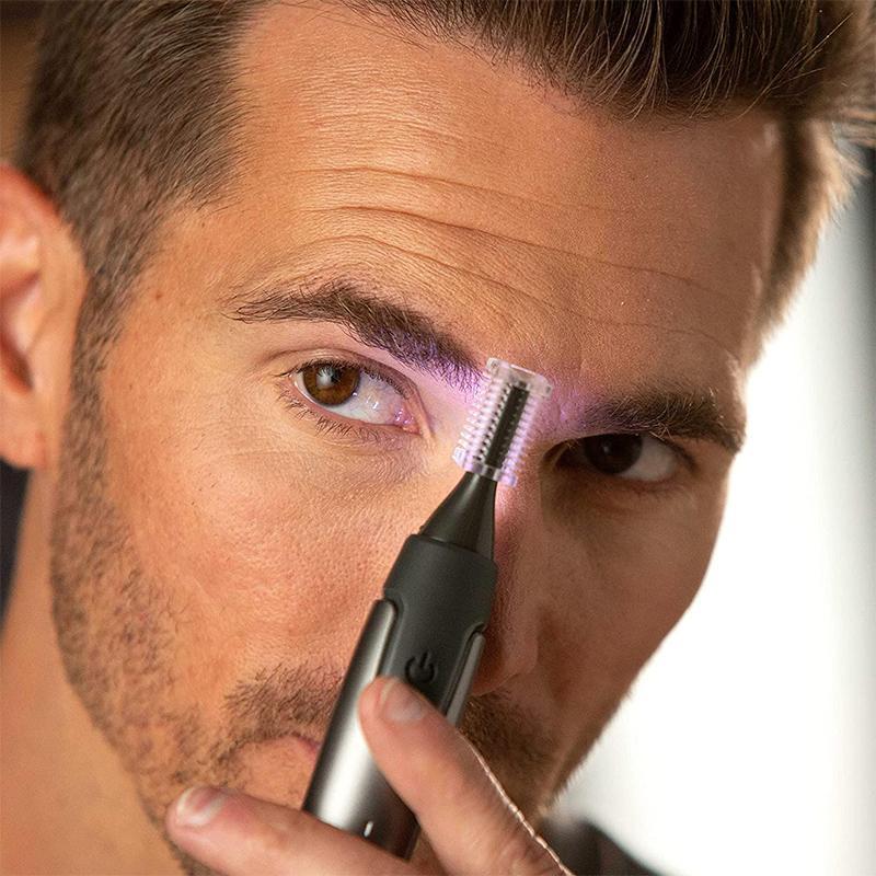 Precision Trimmer Titanium-Coated Blade LED Light Ultra-Lightweight