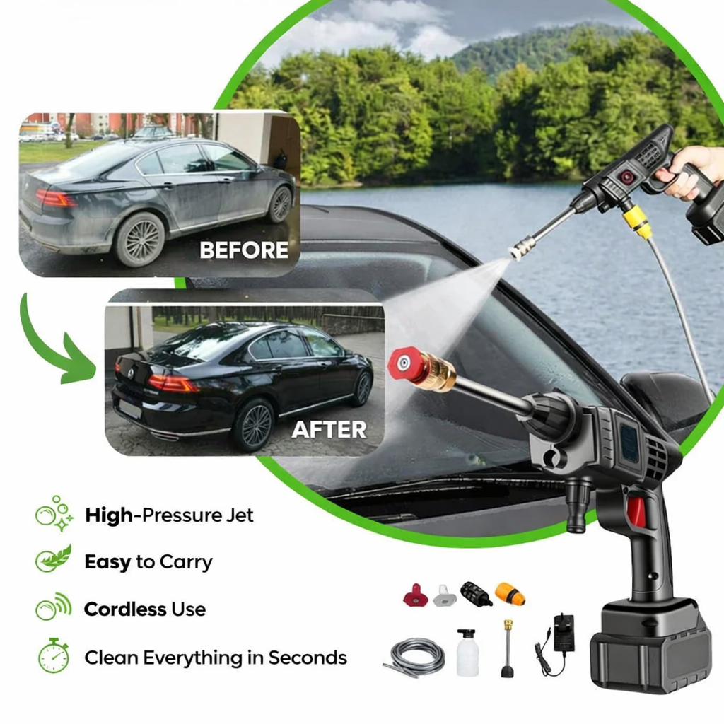 Pressure Washer Cordless Rechargeable Adjustable Spray