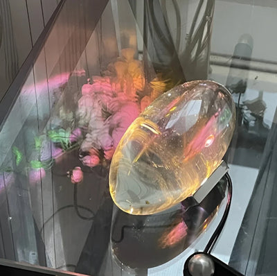 Prism Projection Light Cut Crystal Lens USB-Powered & Adjustable Stand