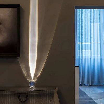 Prism Projection Light Cut Crystal Lens USB-Powered & Adjustable Stand