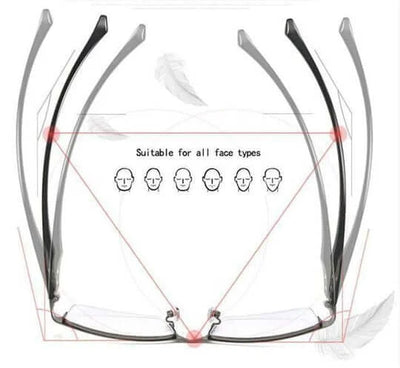 Progressive Glasses Automatic Focus UV & Blue Light Filters