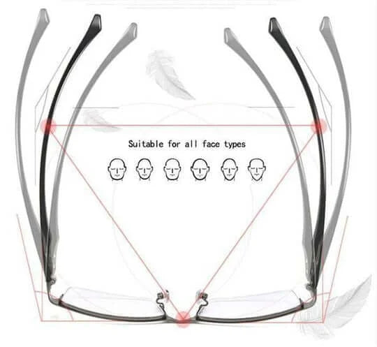Progressive Glasses Automatic Focus UV & Blue Light Filters