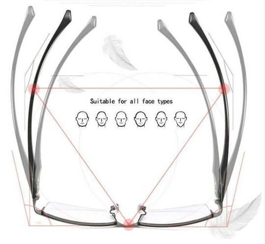 Progressive Glasses Multifocal Anti-Reflective & UV Protection
