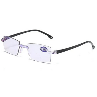 Progressive Glasses Rimless Ultra-Light Anti-Blue Light