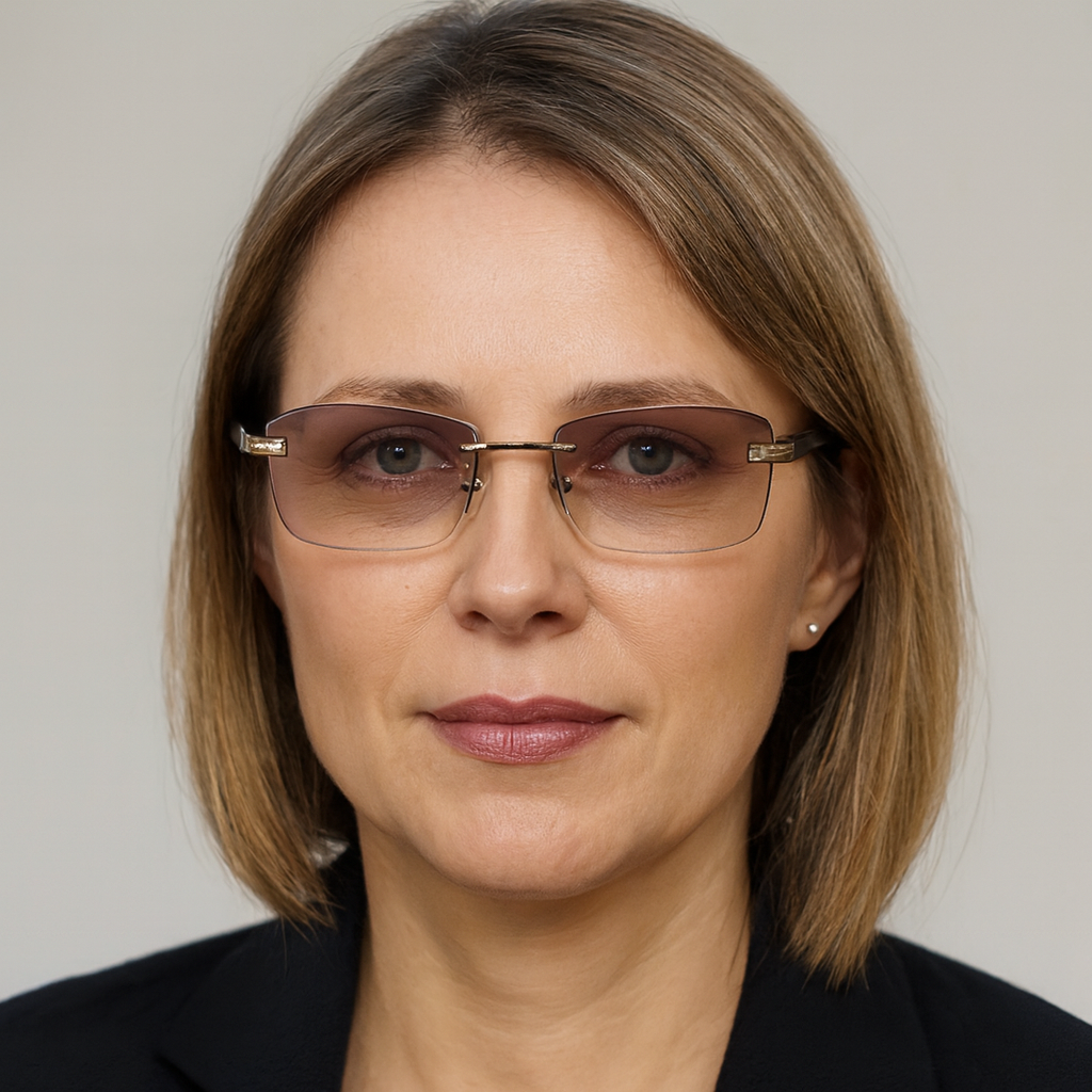 Progressive Glasses Rimless Ultra-Light Anti-Blue Light