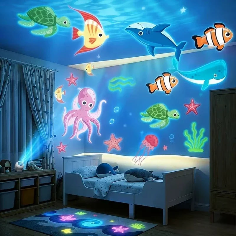 Projection Night Light USB-Powered Wall & Ceiling Scenes