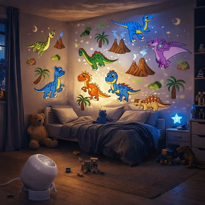 Projection Night Light USB-Powered Wall & Ceiling Scenes