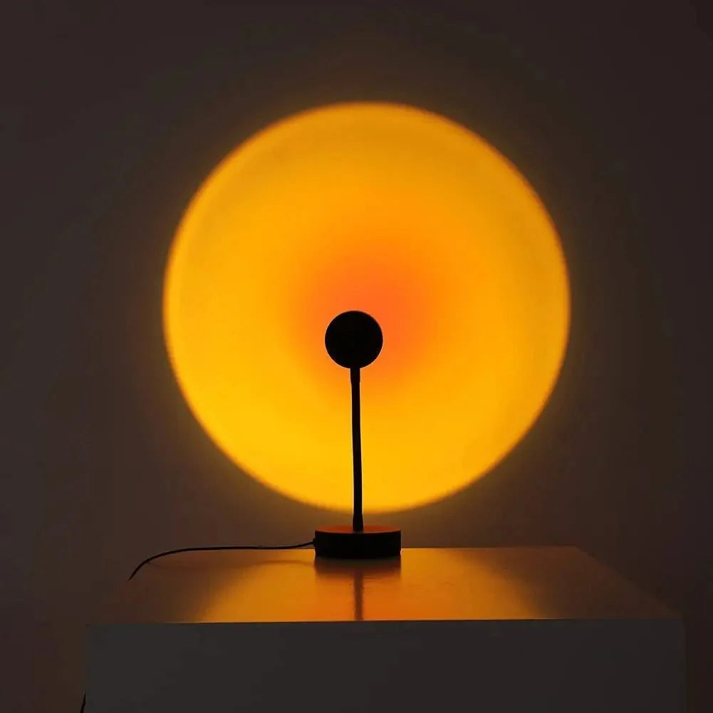 Projector Lamp LED Sunset 16-Color Remote & USB Powered