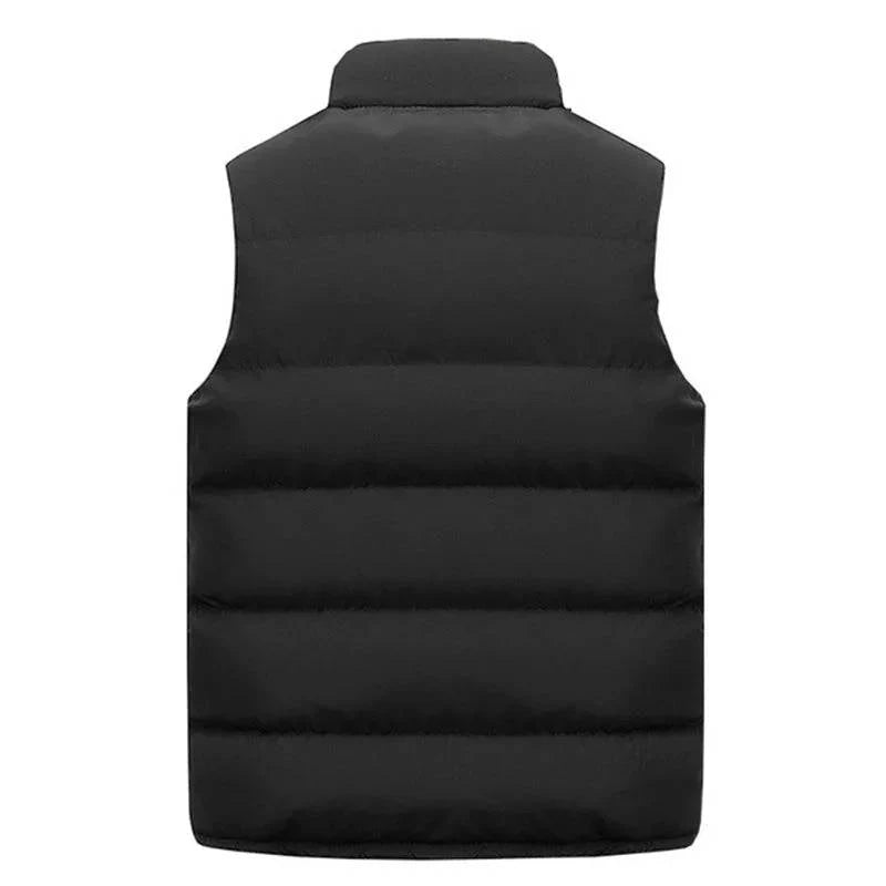 Puffer Vest Insulated Water-Repellent Zippered Pockets