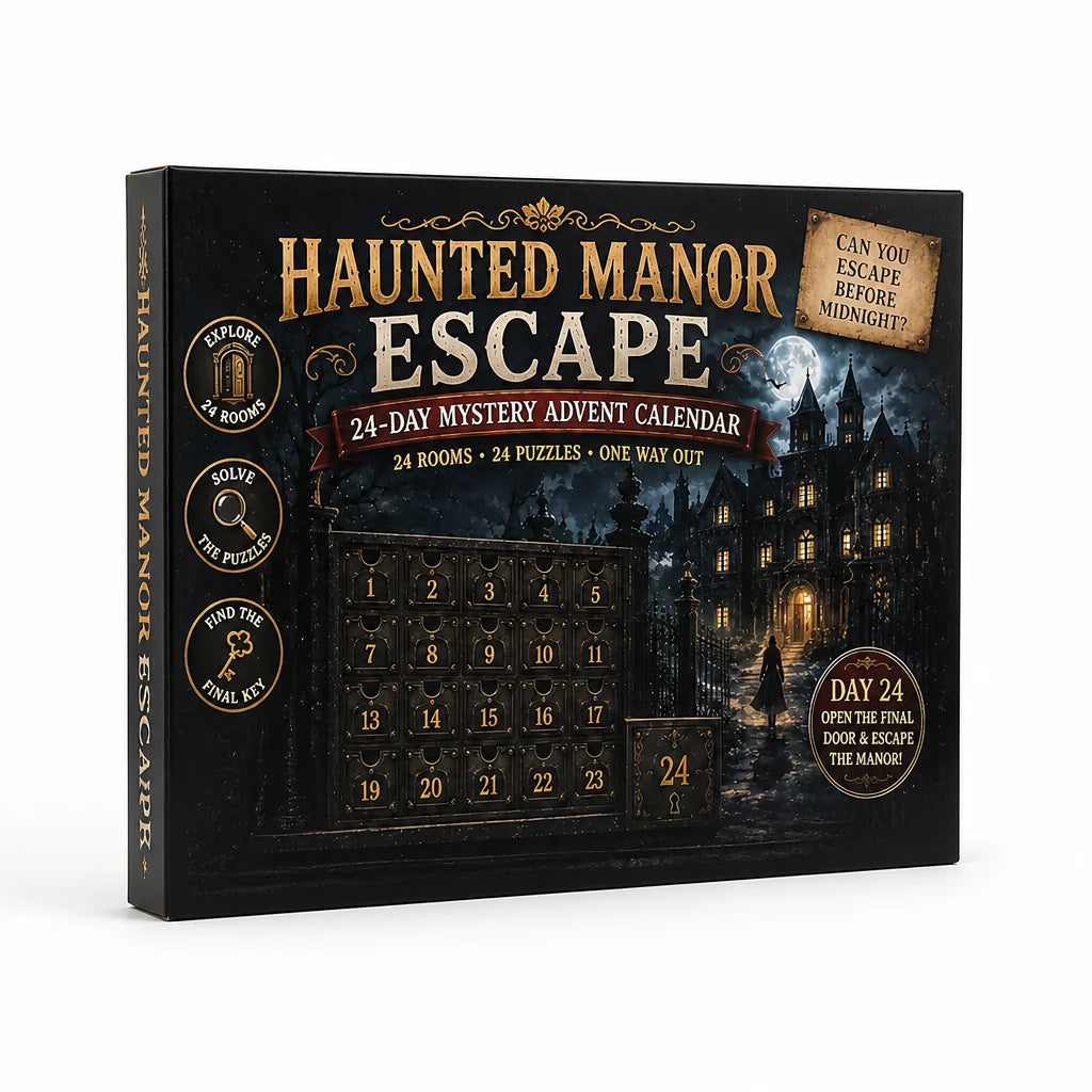 Puzzle Advent Calendar 24-Day Escape Room Puzzles Six Themes