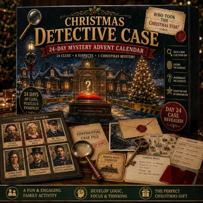 Puzzle Advent Calendar 24-Day Screen-Free Mystery Adventure